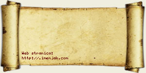 Anđelka Jačović vizit kartica